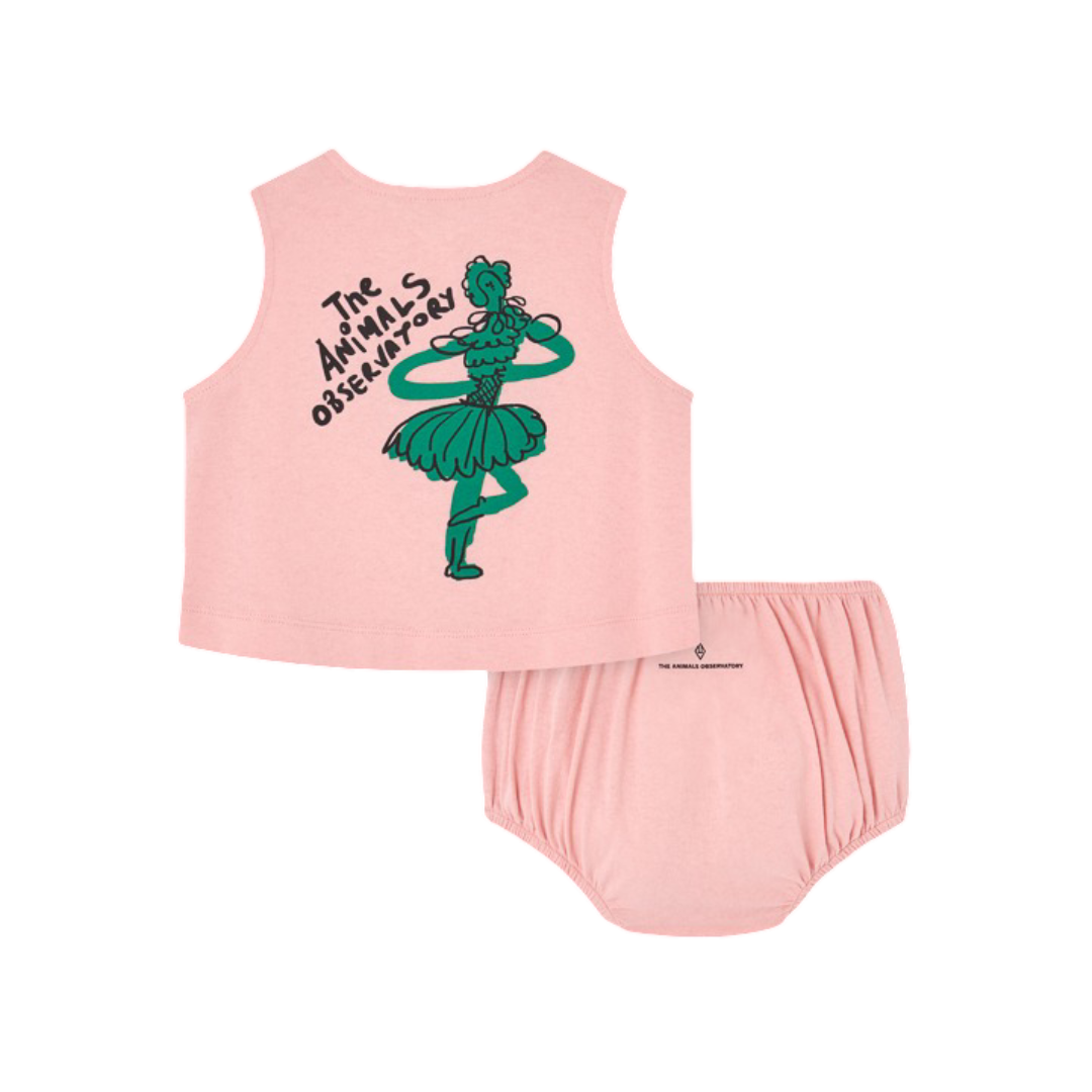 The Animals Observatory Soft Pink Baby Set