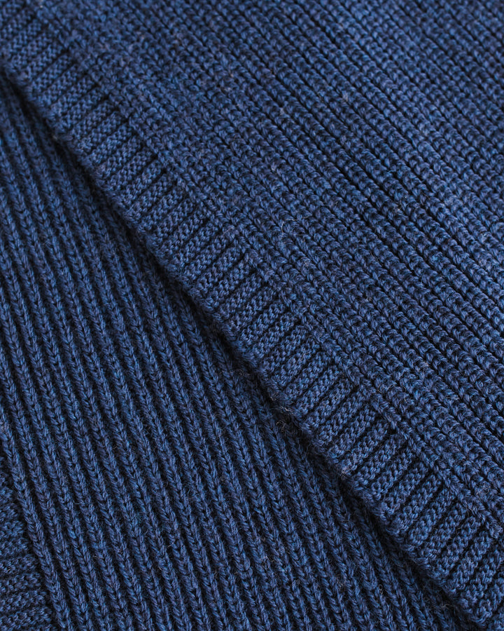 Hvid Gustave Scarf Blue