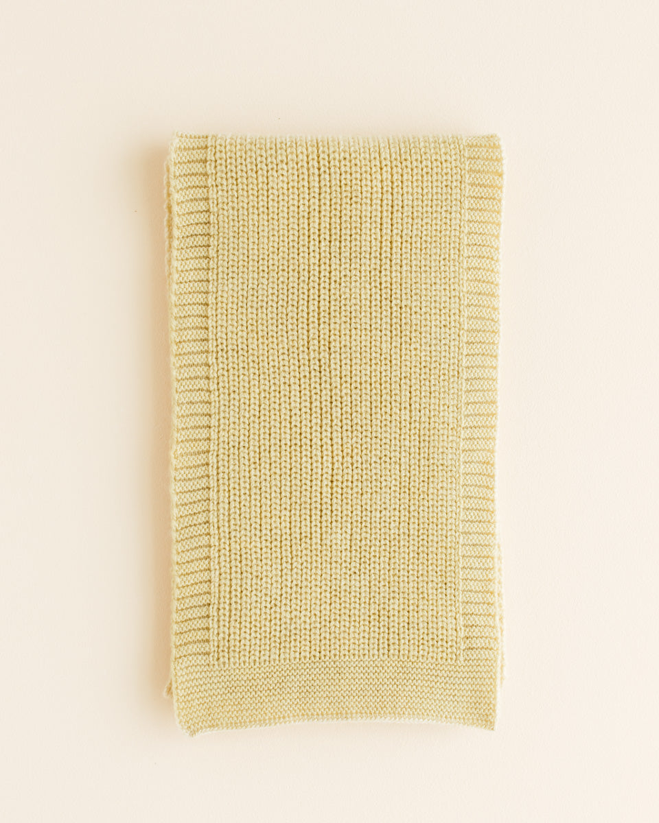 Hvid Gustave Scarf Light Yellow