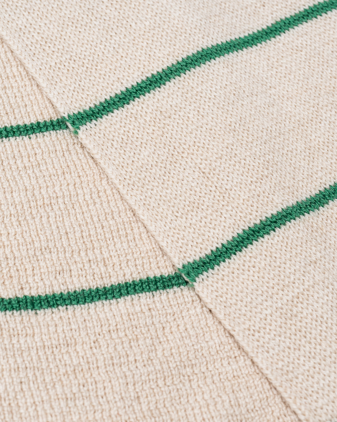Hvid Igor Scarf Cream Grass Stripe