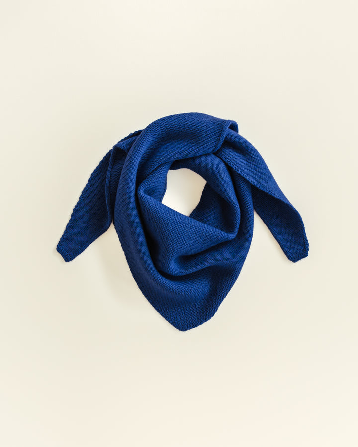 Hvid Cobalt Blue Triangle Scarf Josephina