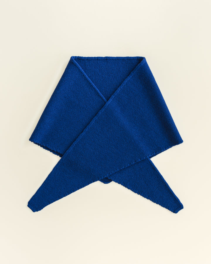 Hvid Cobalt Blue Triangle Scarf Josephina