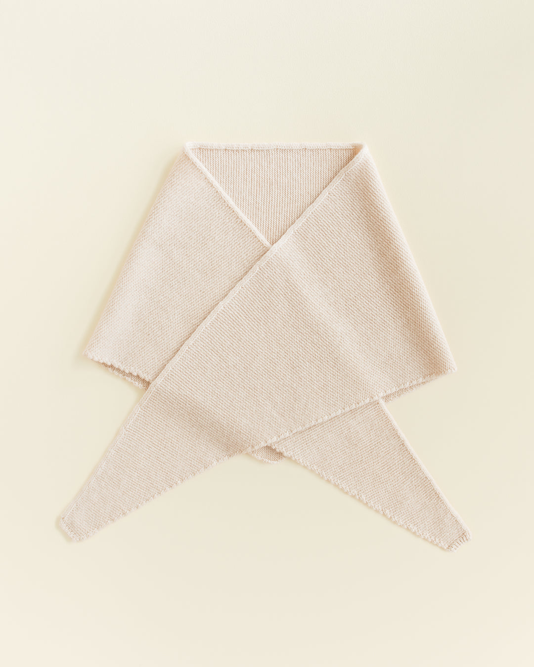 Hvid Cream Triangle Scarf Josephina