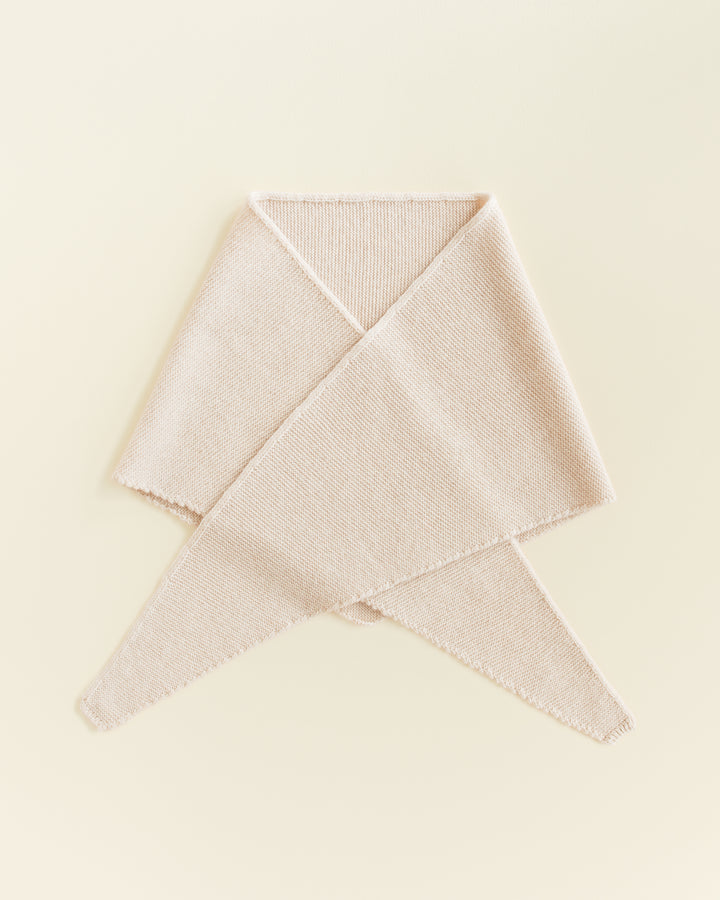 Hvid Cream Triangle Scarf Josephina