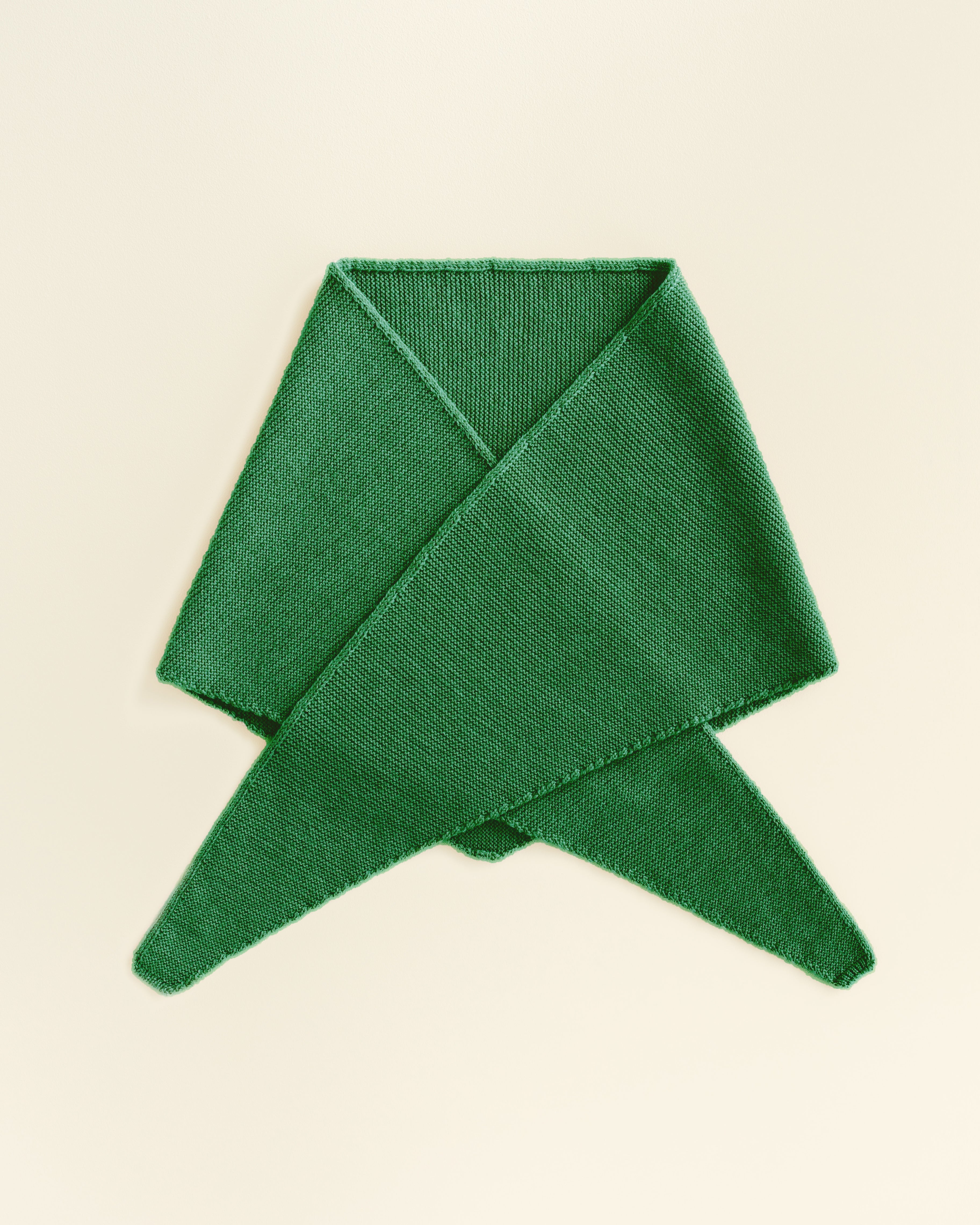 ＜YanYan＞ HONY TRIANGLE スカーフ Hvid Grass Triangle Scarf Josephina - Wool Triangle Scarf Hvid