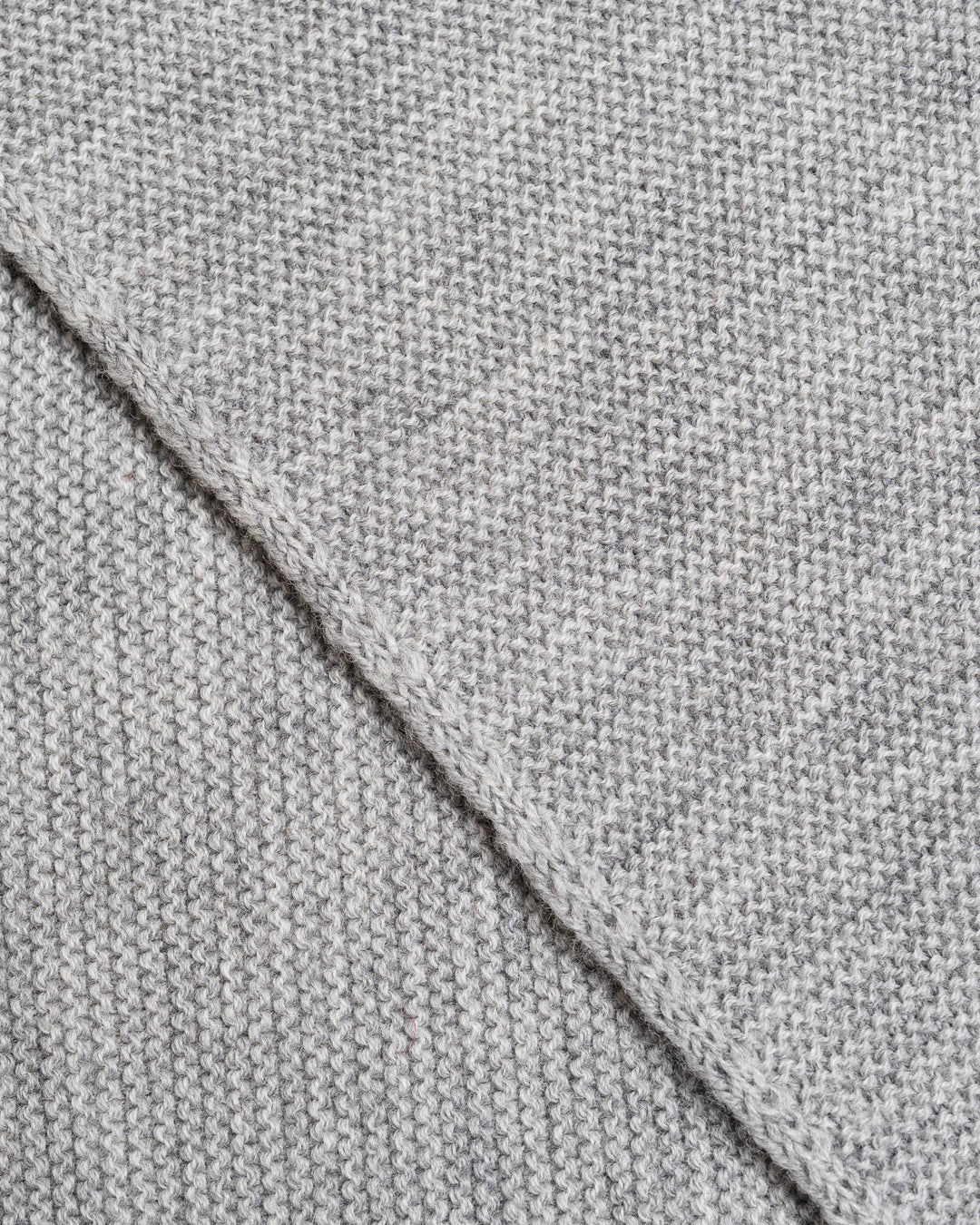 Hvid Triangle Scarf Josephina Grey Melange