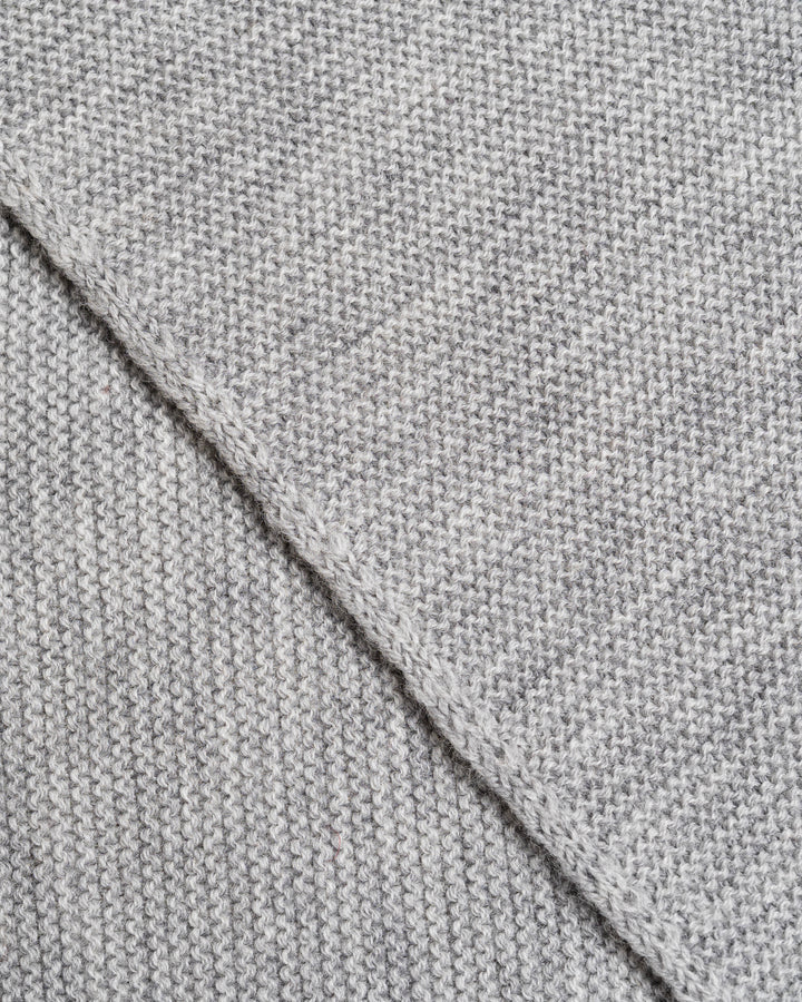 Hvid Triangle Scarf Josephina Grey Melange