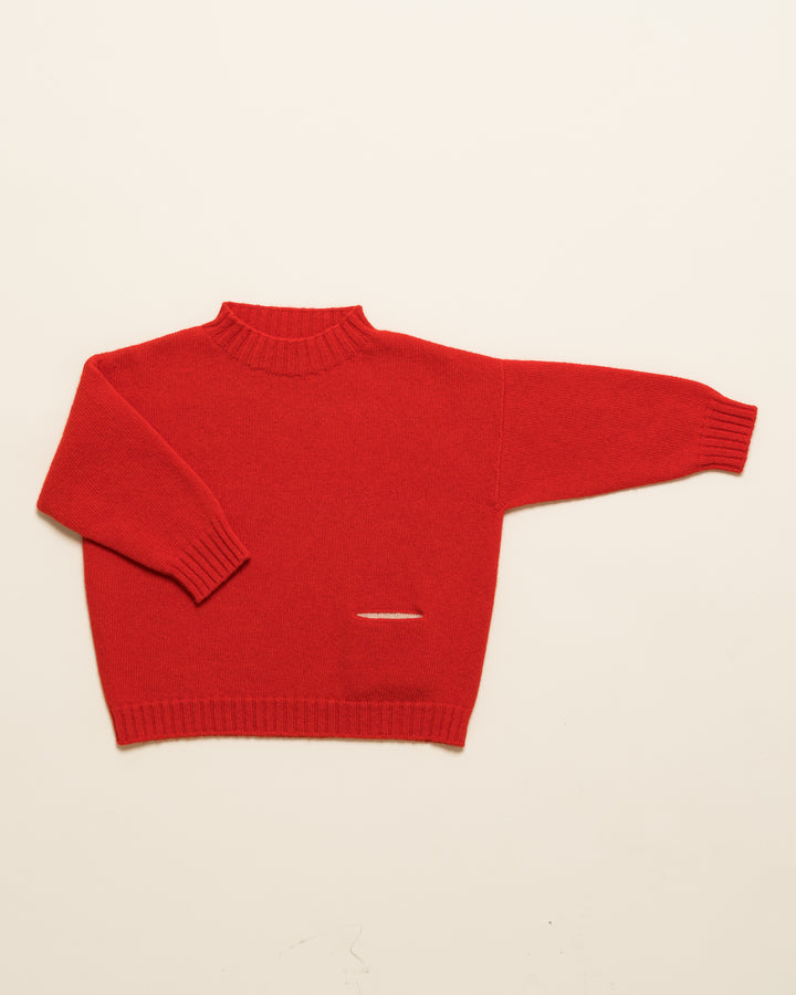 Hvid Kasper Sweater Red