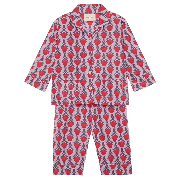 Sissel Mini Nuit Pyjama Set - Red Lavender