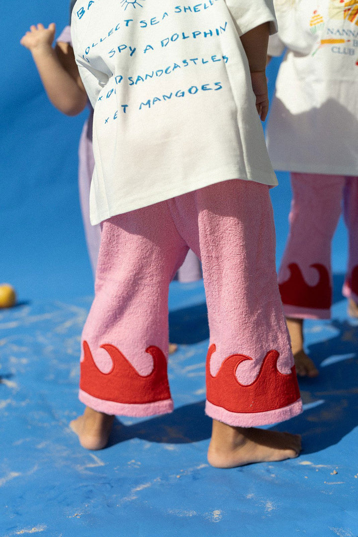 Spicy Dugong Pink Wave Party Pants - La Gentile Store