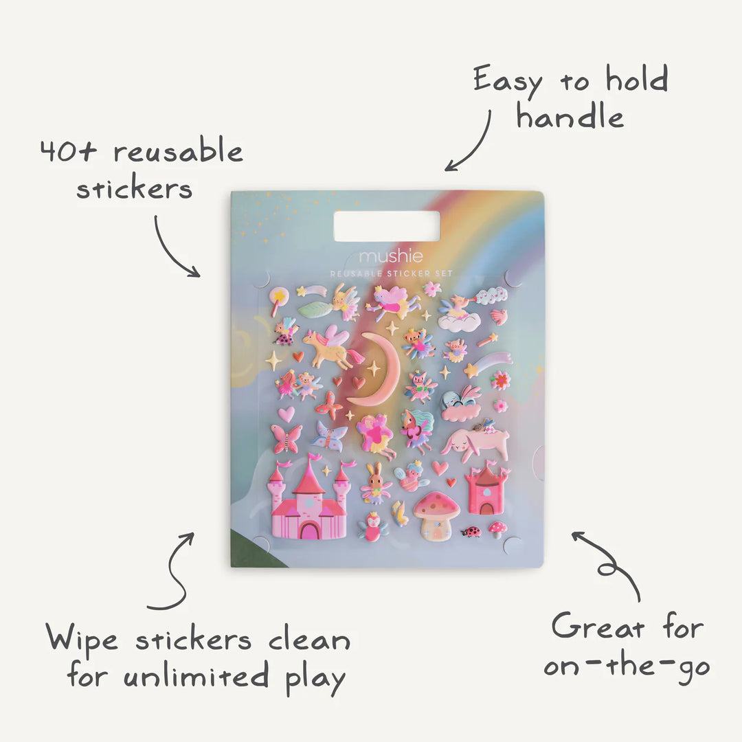 Mushie Reusable Sticker Set Fairies