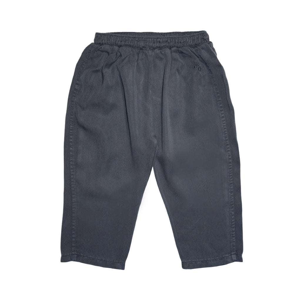 Studio Aelbo Baggy Baby Pants Charcoal - Dark Grey Baby Trousers