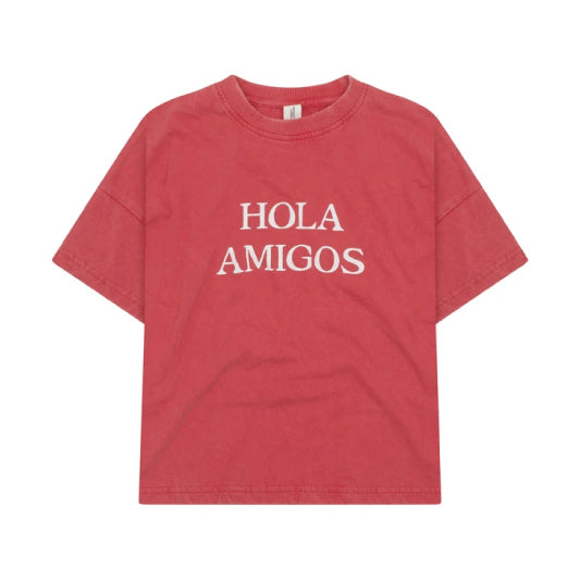 Summer & Storm Hola Amigos Tee Vintage Red