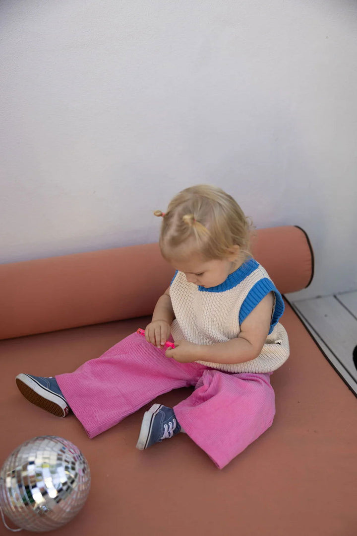 Sunday Siblings Nonno Vest Blue - La Gentile Store
