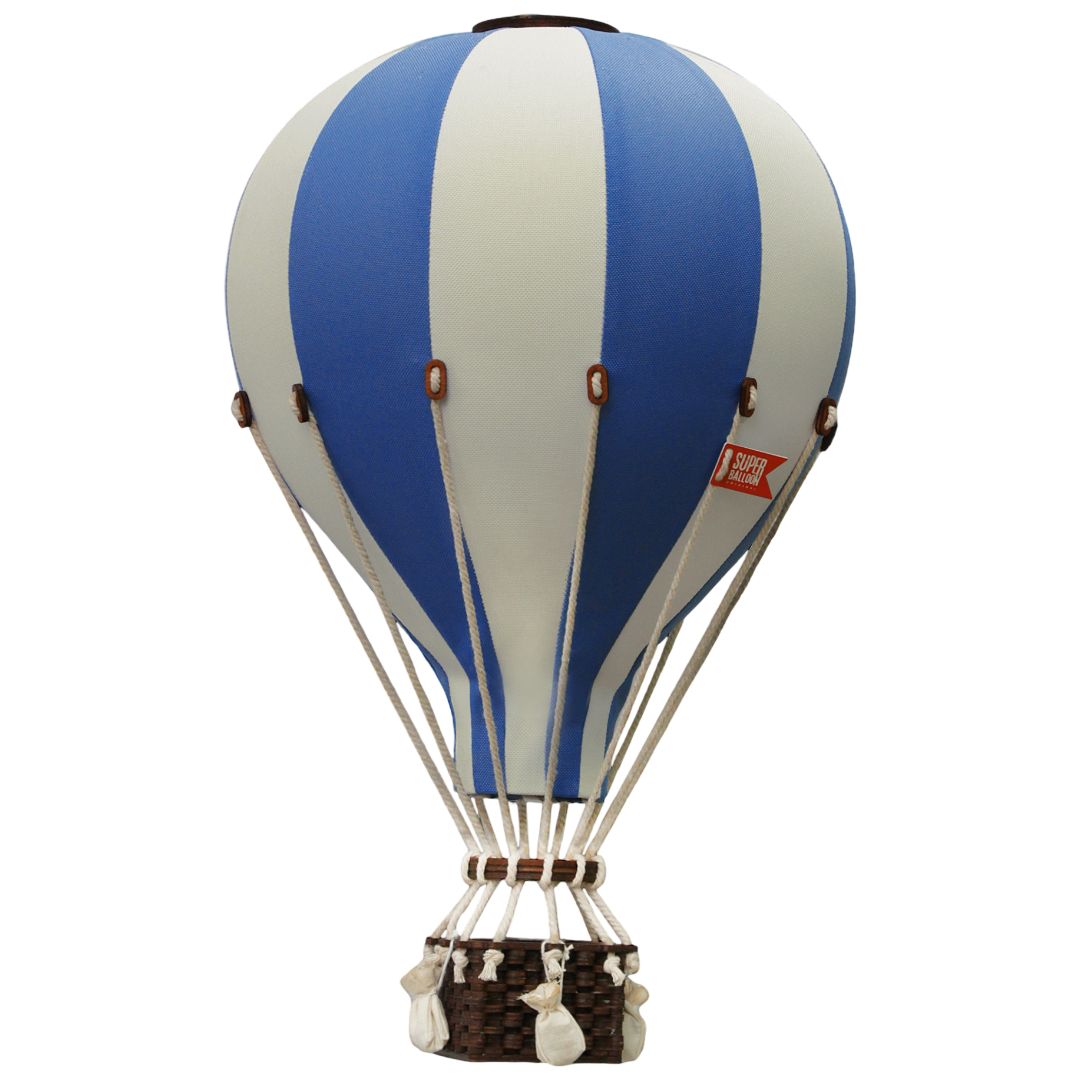 Super Balloon Air Balloon white/blue Large