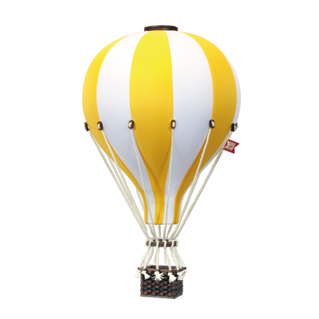Super Balloon Air Balloon yellow/white Medium - La Gentile Store