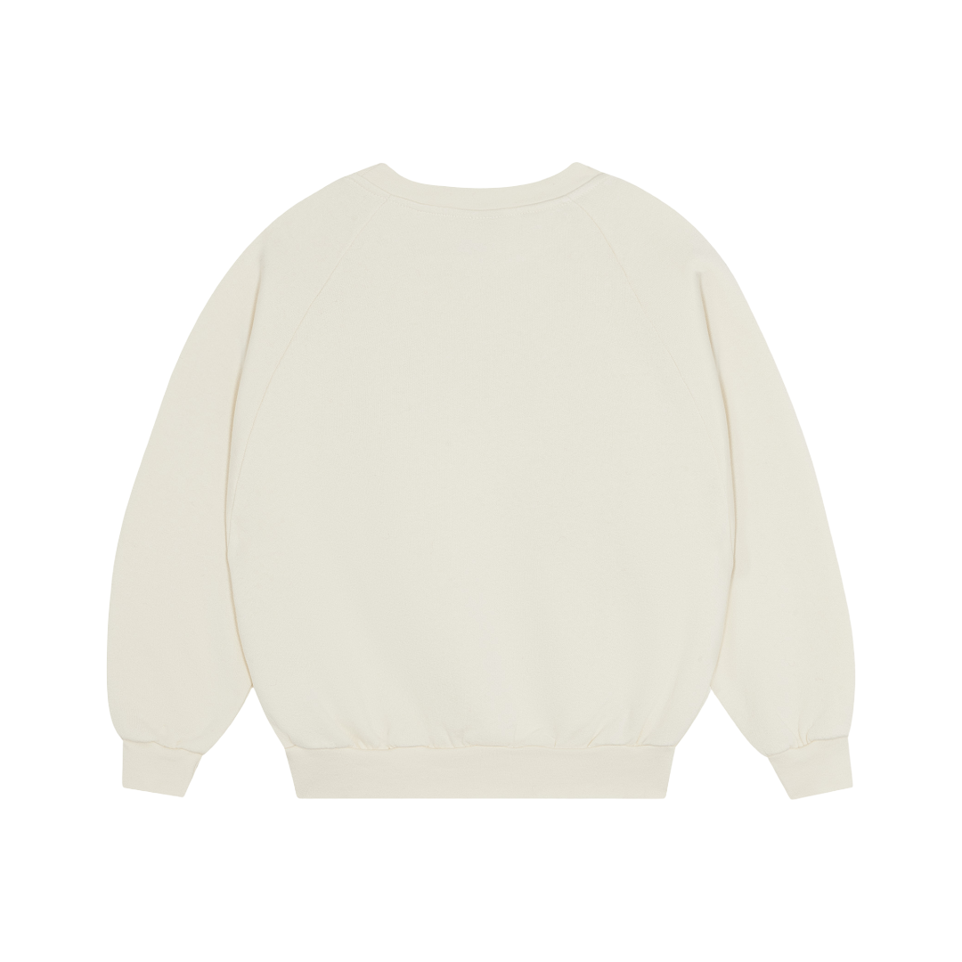 The Campamento Love Ecru Sweatshirt