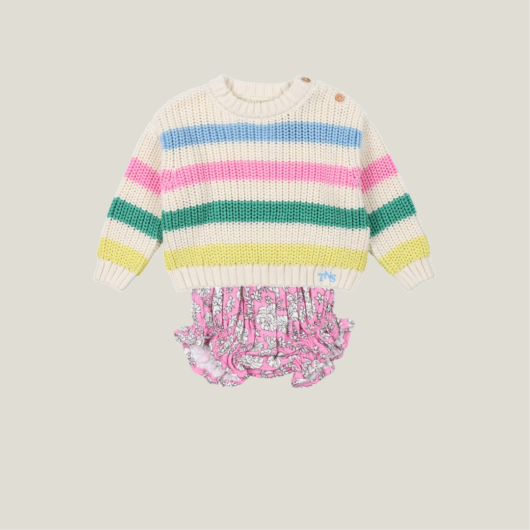 The New Society Leto Baby Jumper Multicolor