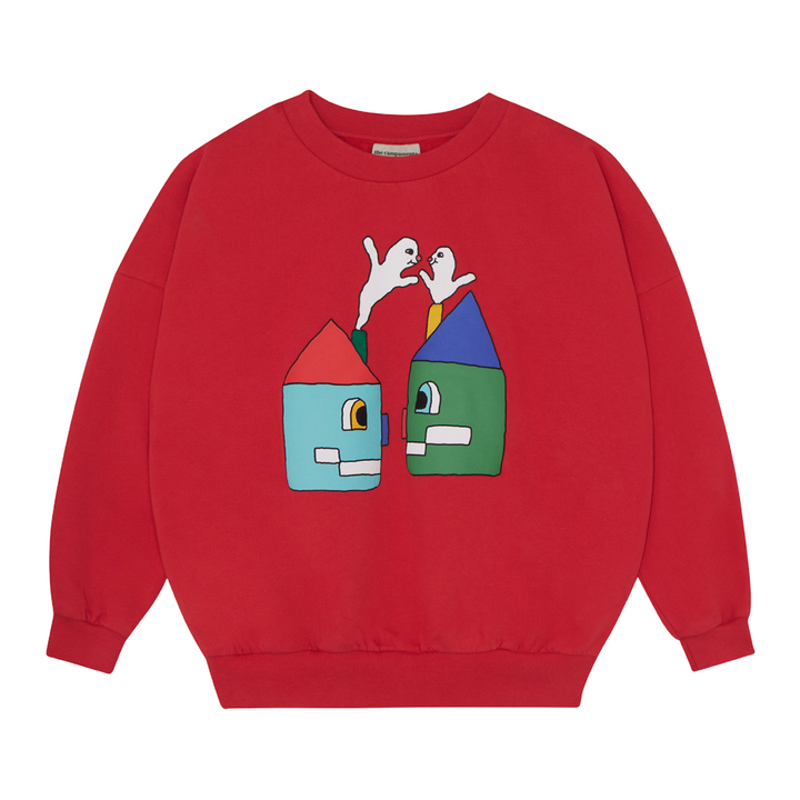 The Campamento Happy Houses Red Kids Sweatshirt