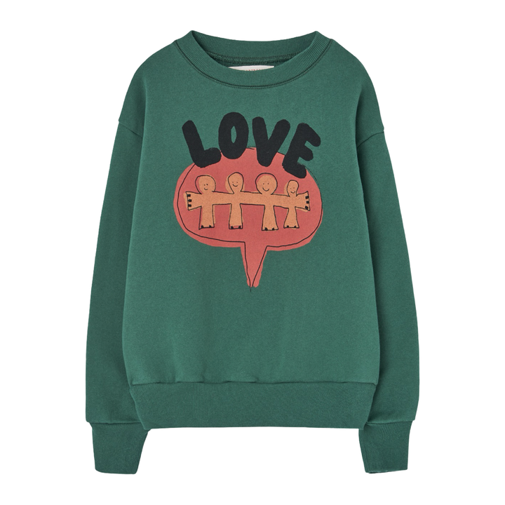 The Animals Observatory Bear Kids Sweatshirt Green