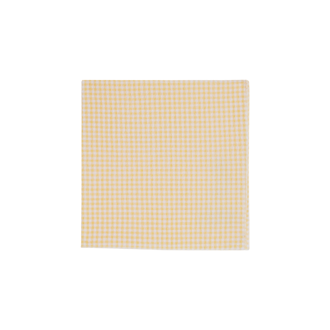 The Campamento Yellow Checked Scarf