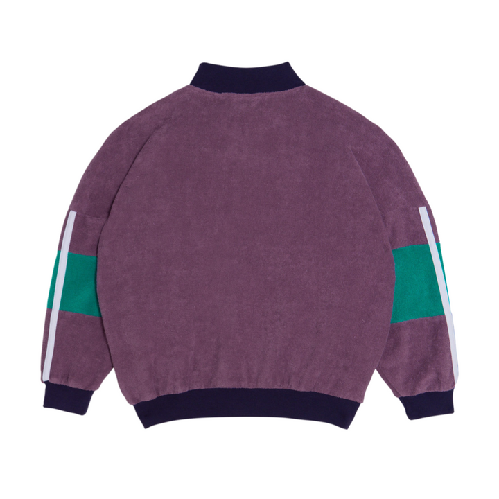 The Campamento Purple Color Block Kids Jacket