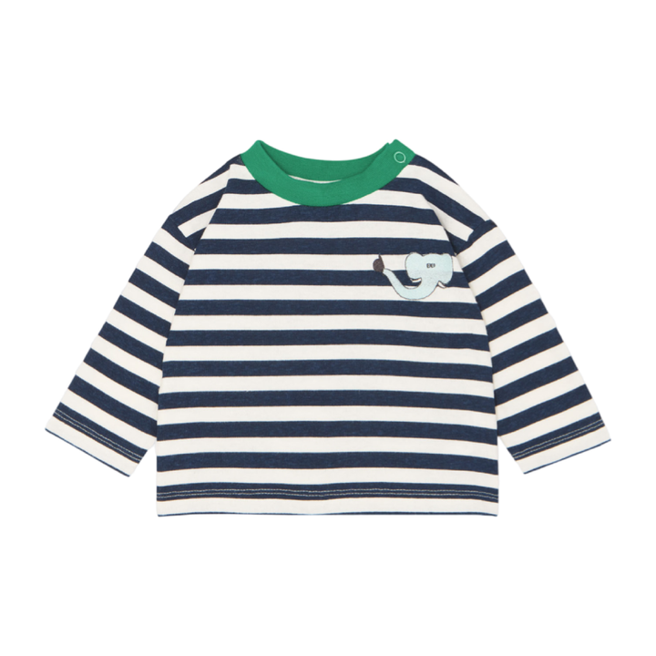 The Campamento Blue Stripes Baby Shirt