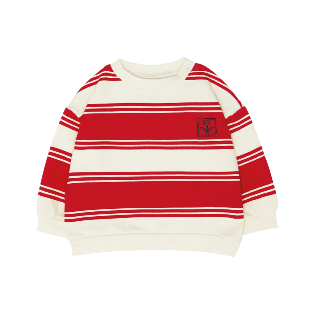 The Campamento Red Stripes Baby Sweatshirt