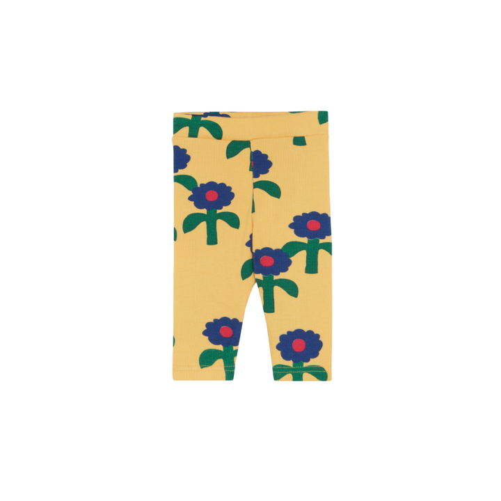 The Campamento Blue Daisies Baby Leggings