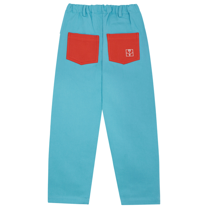 The Campamento Blue Color Block Trousers