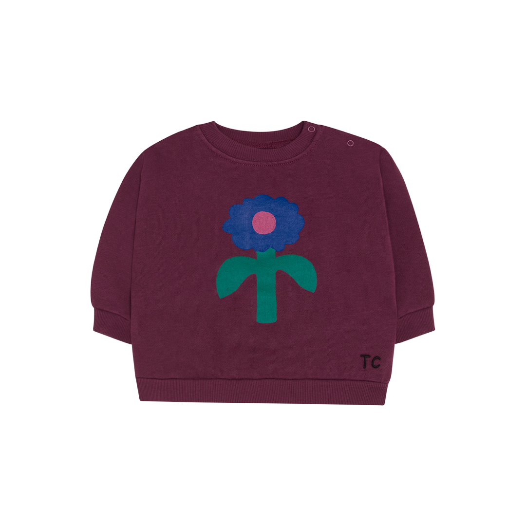 The Campamento Big Blue Daisy Baby Sweatshirt