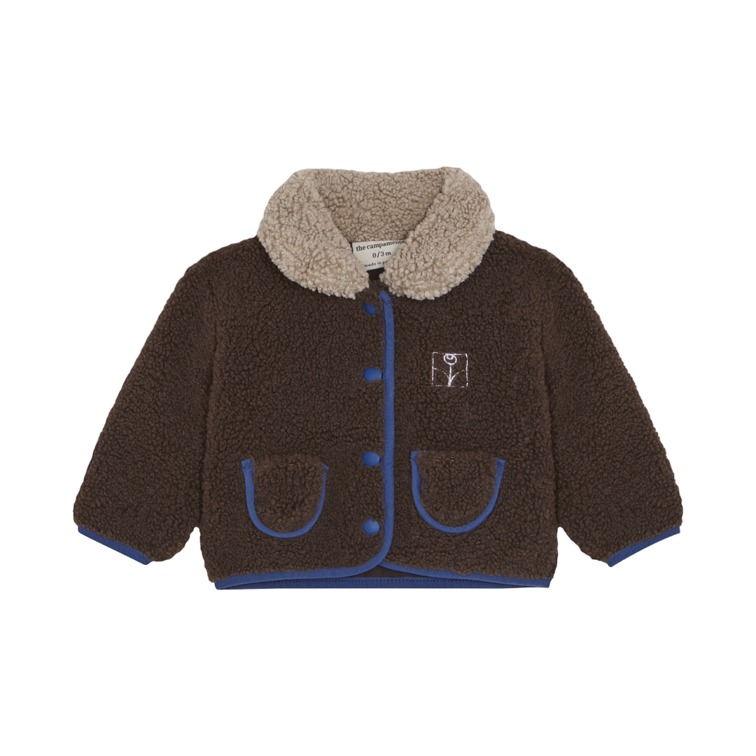 The Campamento Green Teddy Baby Jacket
