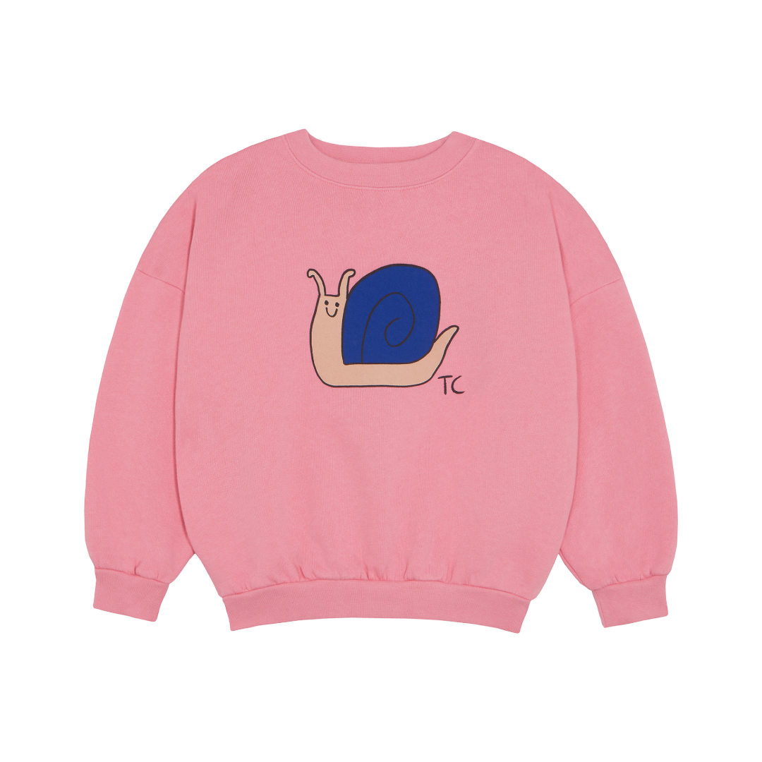 The Campamento Snail Pink Sweatshirt