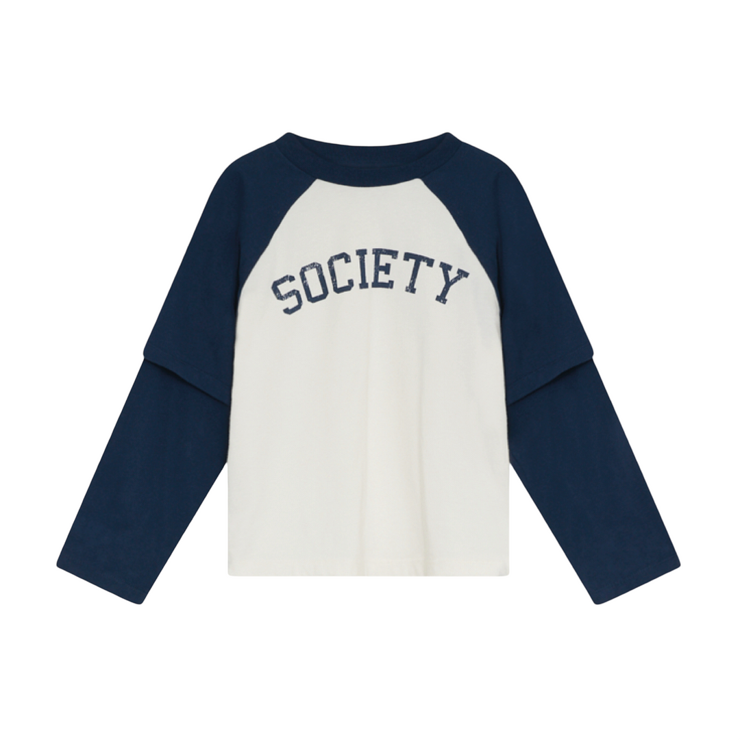 The New Society Delia Layered T-Shirt