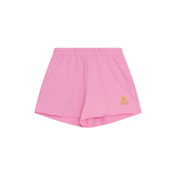 The New Society Logo Shorts Pink Lavender