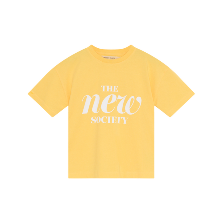 The New Society Maca T-Shirt Mimosa Yellow