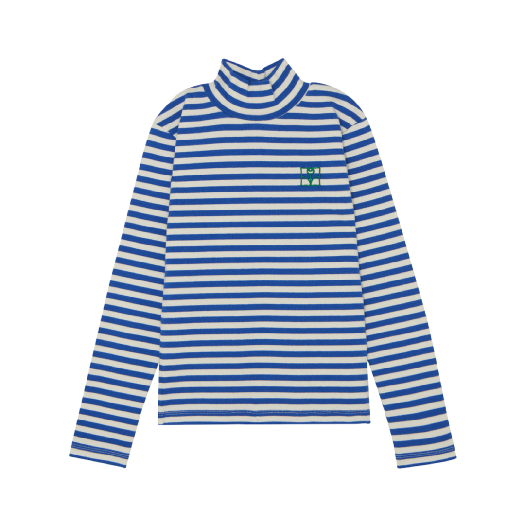 The Campamento Blue Stripes Turtleneck Kids Shirt - La Gentile Store