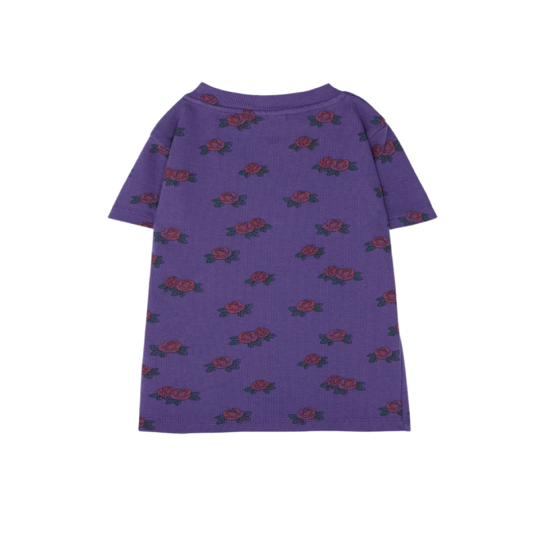 The Campamento Flowers Allover Rib T-shirt - La Gentile Store