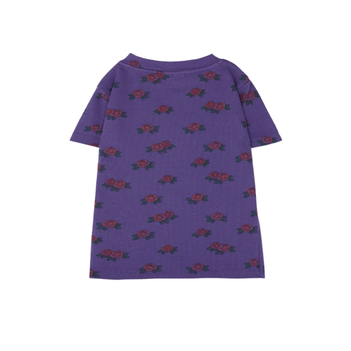 The Campamento Flowers Allover Rib T-shirt - La Gentile Store