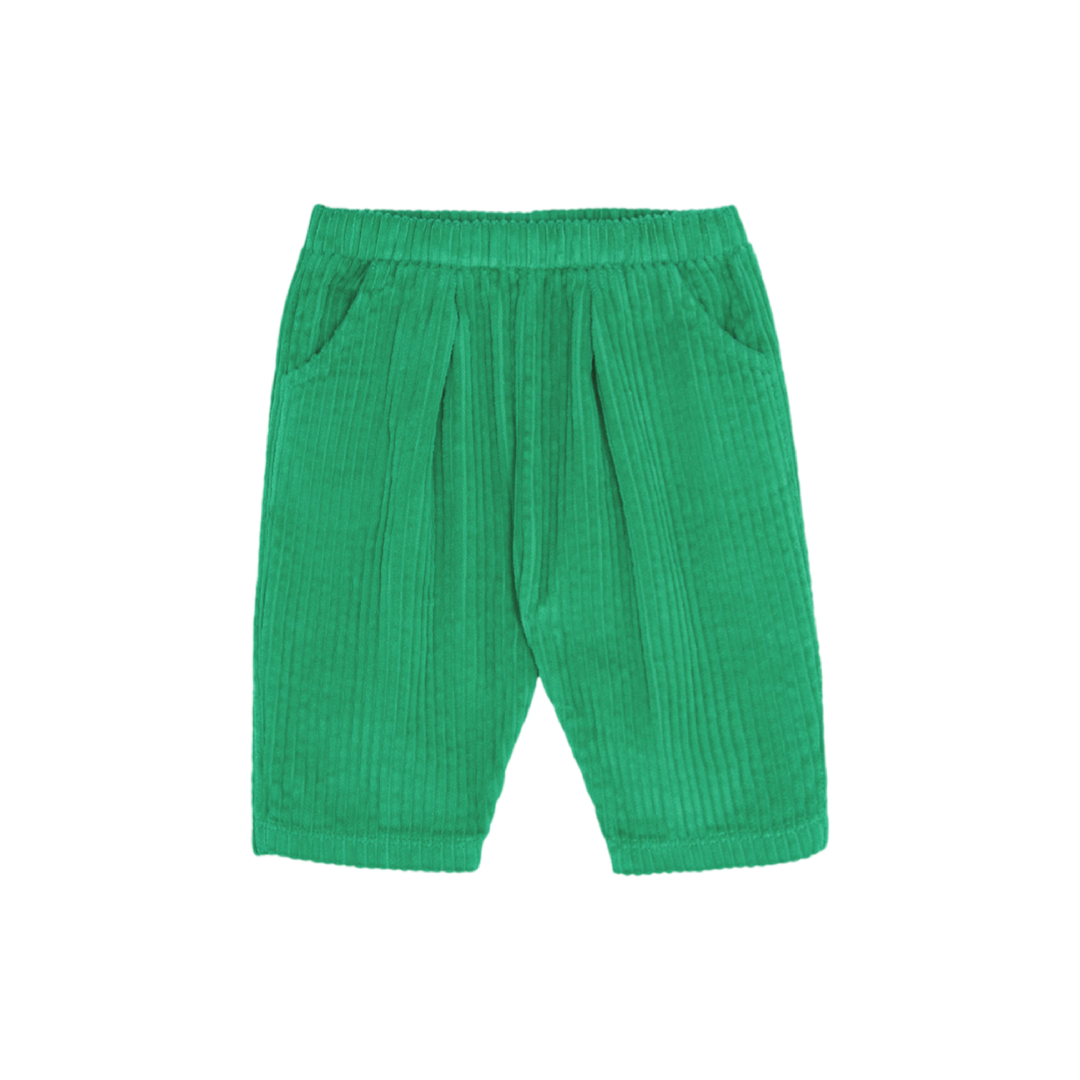 The Campamento Green Corduroy Baby Trousers - La Gentile Store