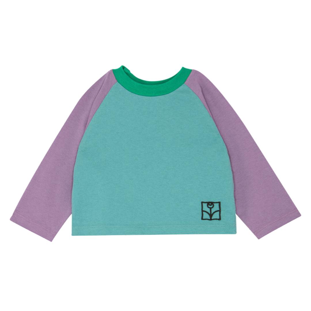 The Campamento Purple Sleeves Baby Shirt - La Gentile Store