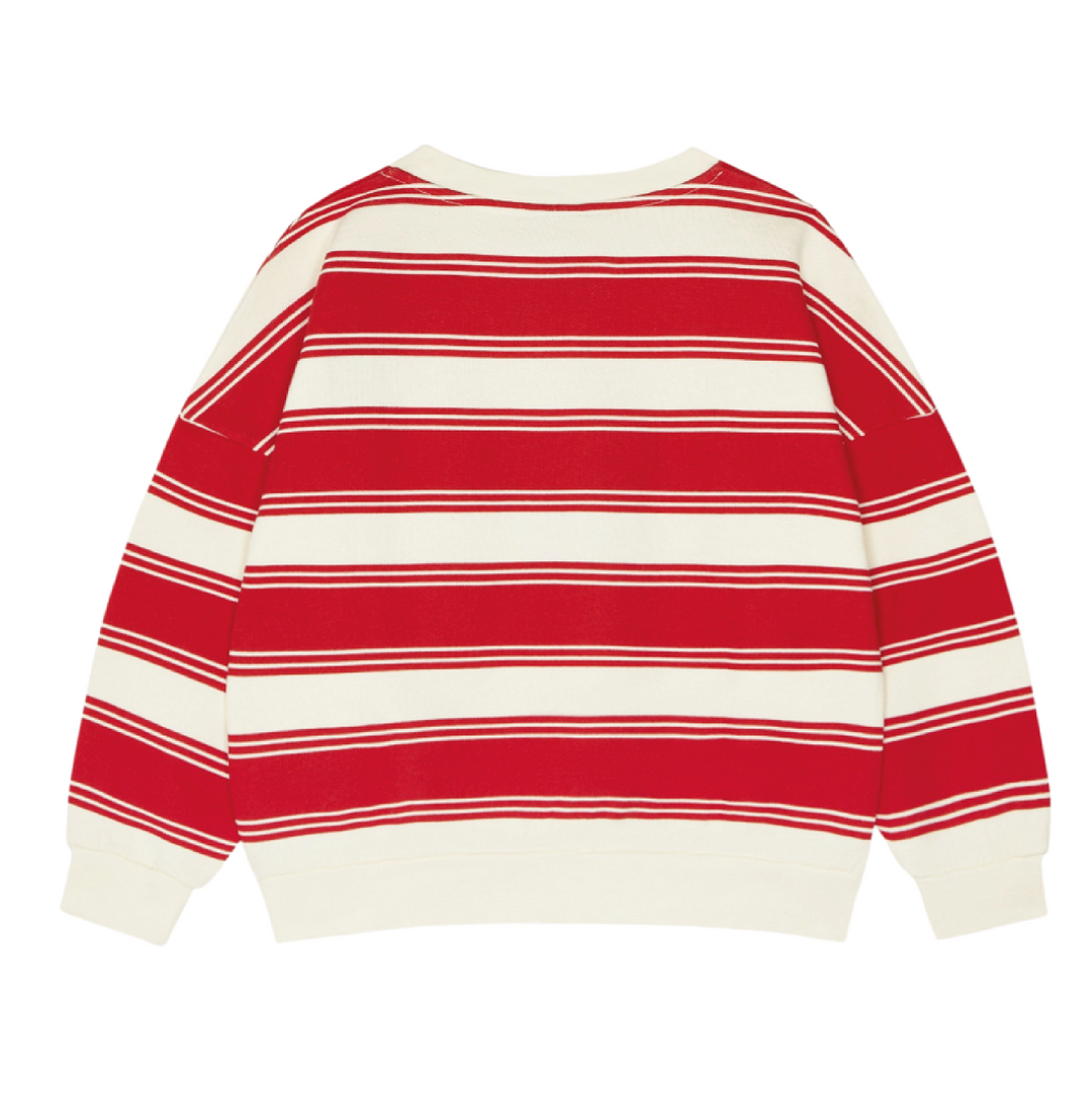 The Campamento Red Stripes Oversized Kids Sweatshirt - La Gentile Store