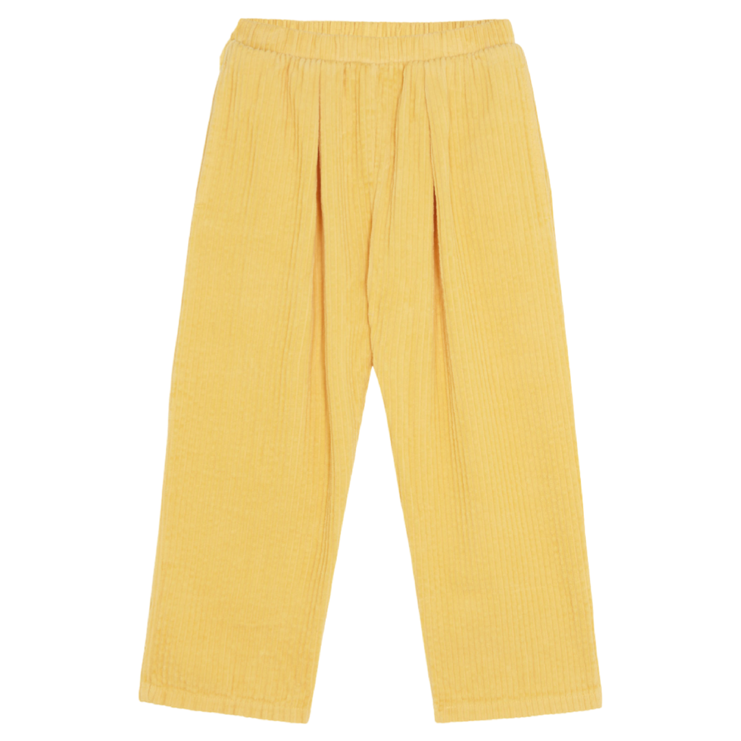 The Campamento Yellow Corduroy Kids Trousers - La Gentile Store