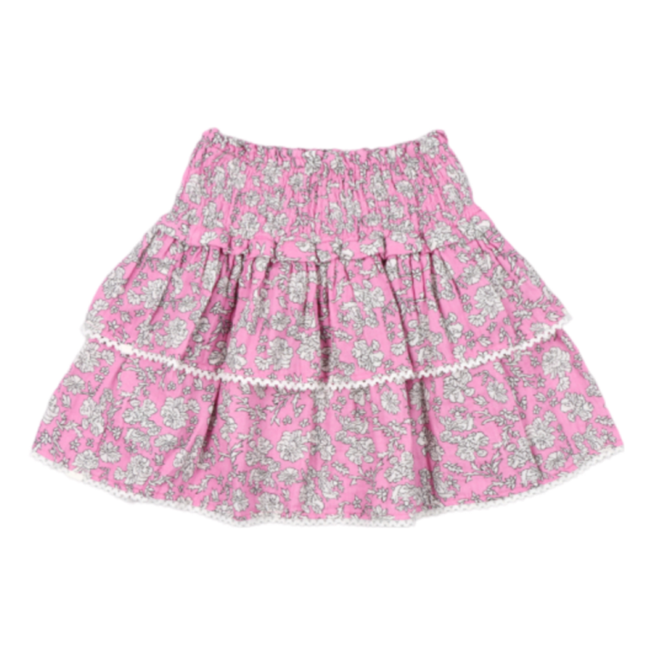 The New Society Melina Skirt Peoni Hibiscus Print - La Gentile Store