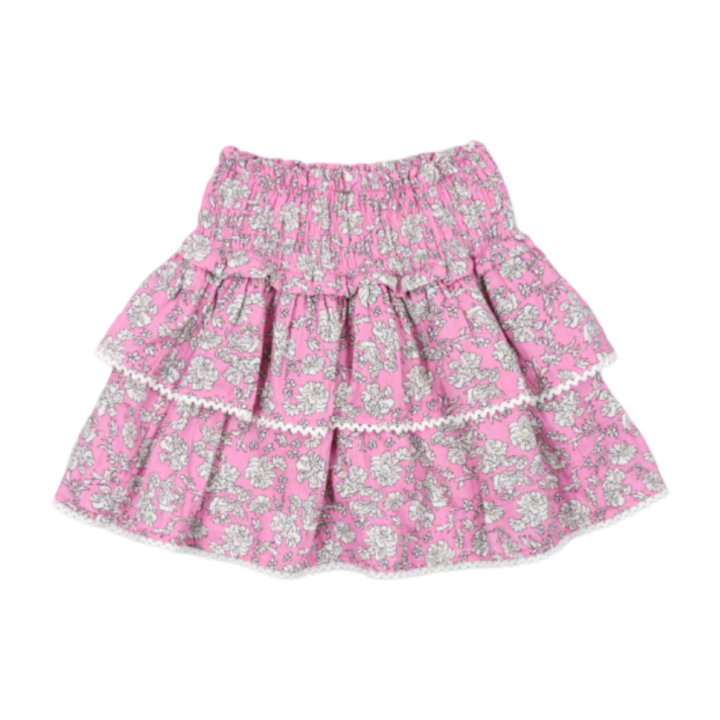 The New Society Melina Skirt Peoni Hibiscus Print - La Gentile Store