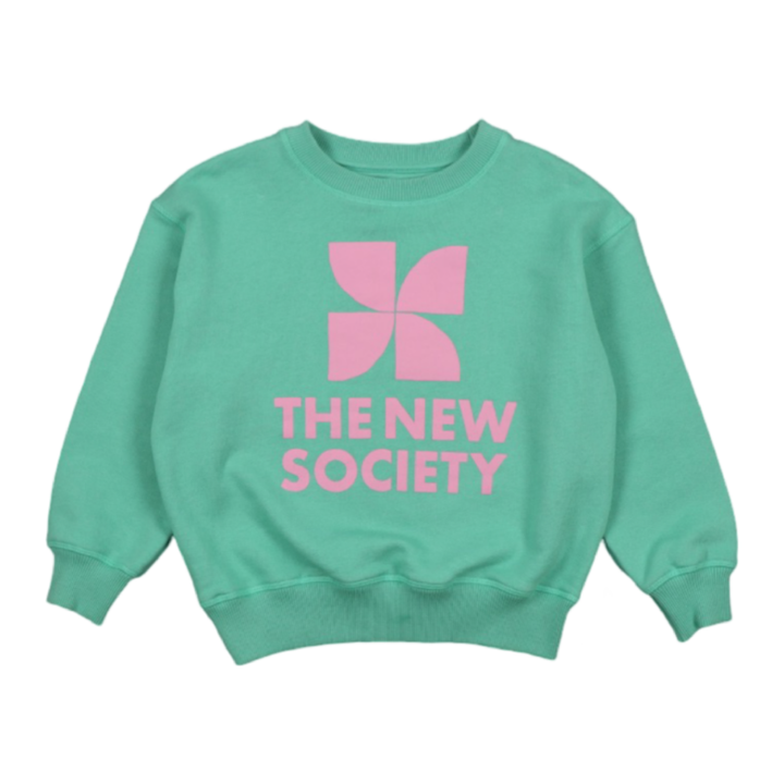 The New Society Mykonos Sweatshirt Jade - La Gentile Store