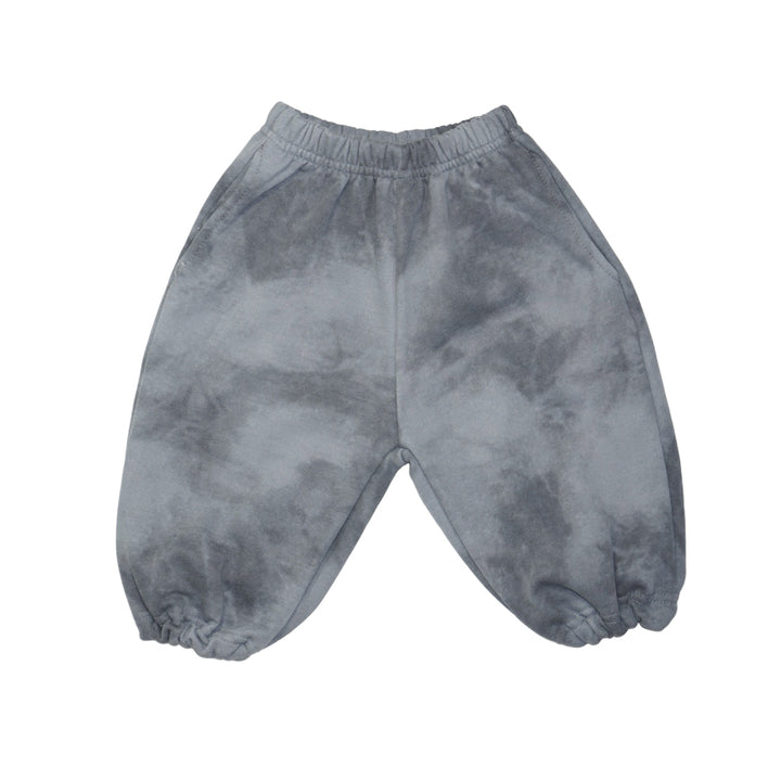 Tie Dye Drawstring Sweatpants Blue