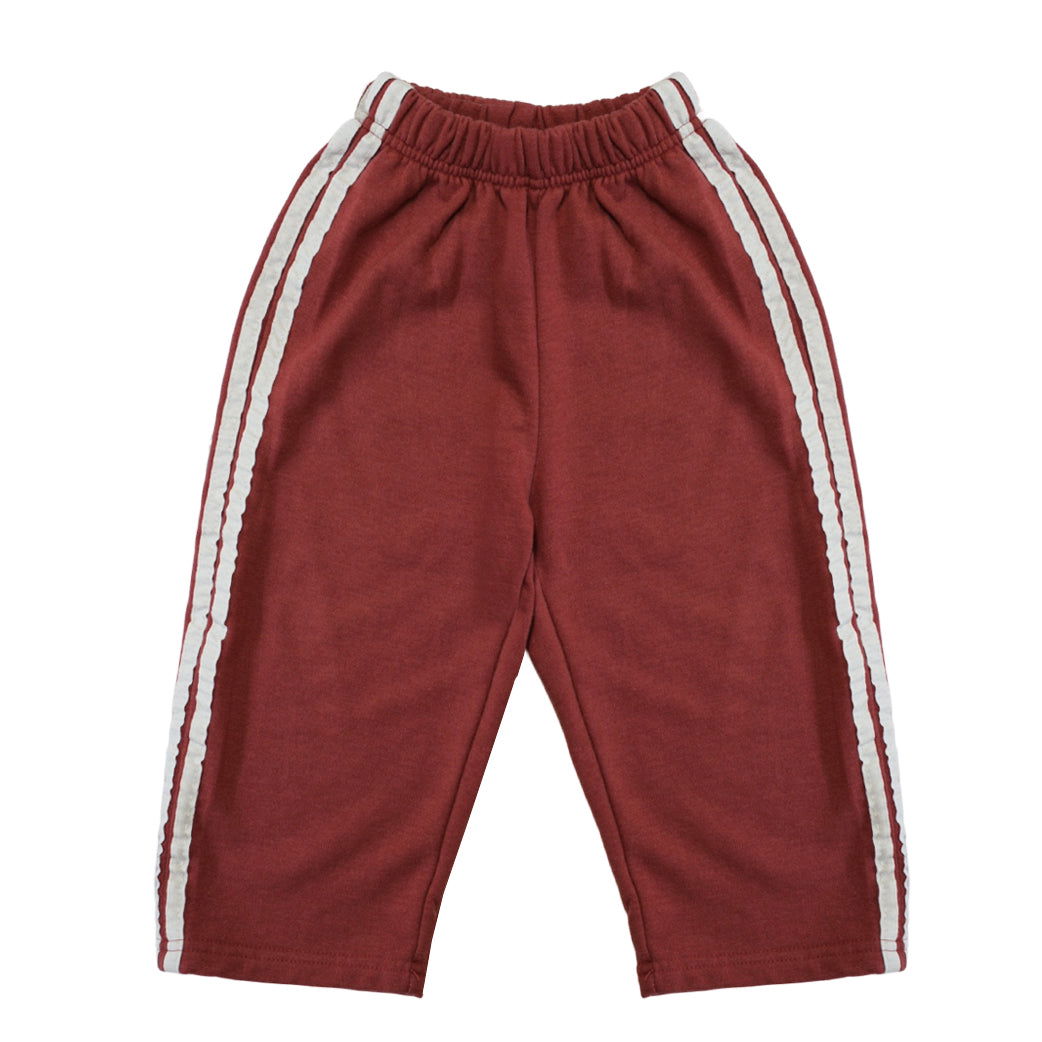 Twin Stripe Pants Scarlet - La Gentile Store