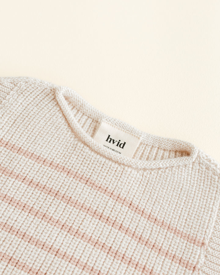 Hvid Harvey Vest Cotton Cream - Apricot