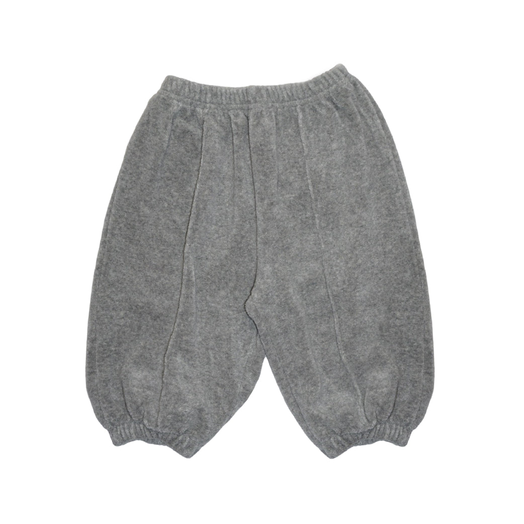 Velvet Baby Sweatpants Grey - La Gentile Store